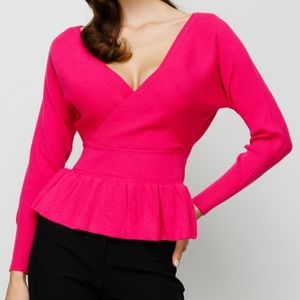 The Impeccable Pig Hot Pink Sweater
